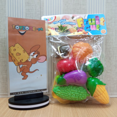 fruits vegetables with cutter